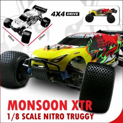 Monsoon XTR 1/8 Scale Nitro Truggy